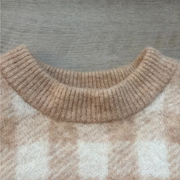 Sezane Becky Plaid Gingham Jumper - Picture 11 of 14